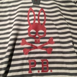 Psycho Bunny Striped Sweatshirt